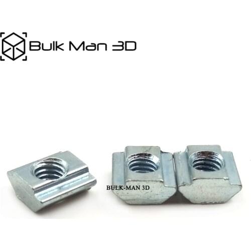 50pcs M3/M4/M5 T-Nut Sliding Nut for 20 Series Profile Slot T Nut Aluminum Extrusions Furniture