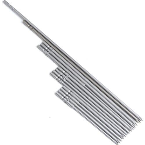 801 Electric Screwdriver bits 120mm 150mm 200mm Length Round Shank Magnetic Phillips Cross Screwdriver Bits Power Tool