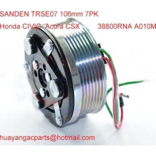 AC compressor clutch for Honda CIVIC Acura CSX 38800RNA A010M 3410 TRSE07 106mm 7PK