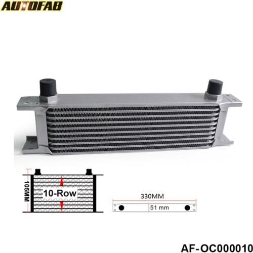 AUTOFAB - Hotsale: British Type 10-Row Engine Oil Cooler / AN8 AF-OC000010 Have in stock