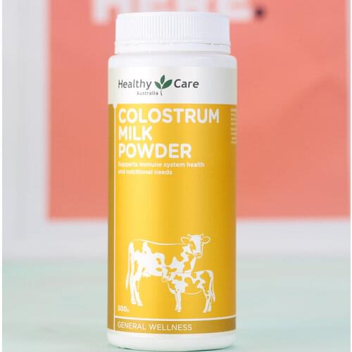 Australia Healthy Care Colostrum Powder 300g IgG Milk Protein Calcium Kids Adult immunity Health & Wellness Dietary Supplements