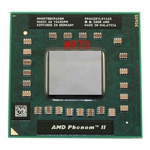Free shipping New Original N970 AMD Phenom cpu processor HMN970DCG42GM 638 pin PGA Computer Socket S1 2.2G