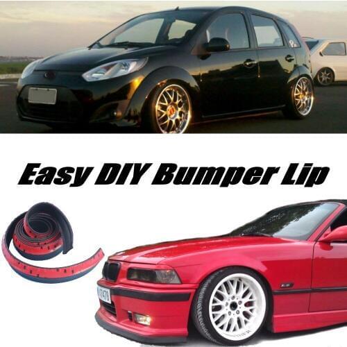 Bumper Lip Deflector Lips For Ford Fiesta / ST Front Spoiler Skirt For TopGear Fans Car View Tune / Body Kit / Strip