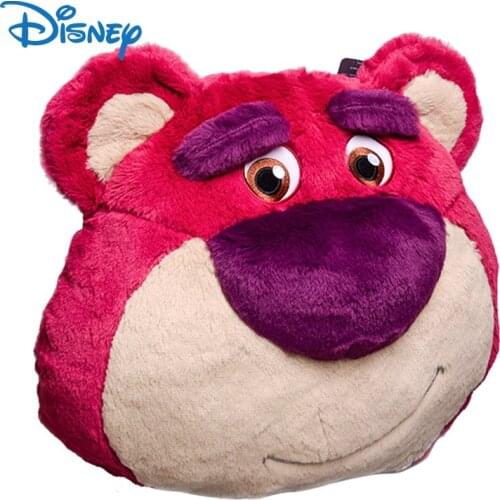 35*30cm Disney Lotso Sofa Cushion Kawaii Toy Story 3 Pillow Hugs Stuffed Animals Plush Pouf Dolls Christmas Gift To Girlfriend