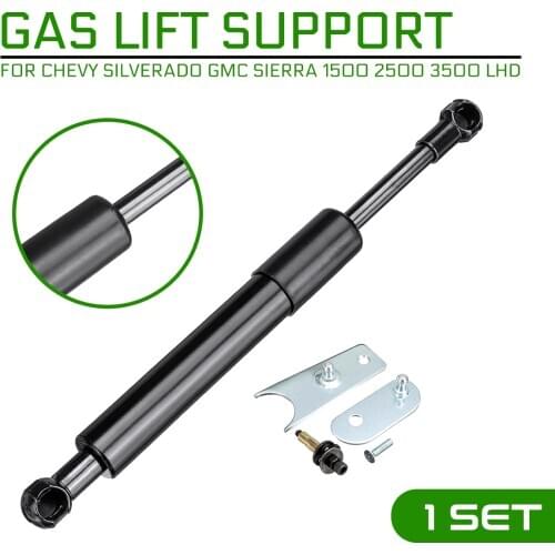 For Chevy Silverado GMC Sierra 1500 2500 3500 LHD Rear Trunk Support Hydraulic Rod Strut Spring Bars Shock Bracket