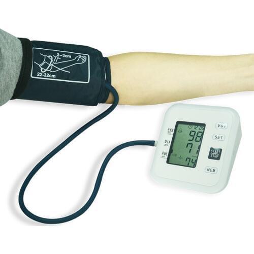 Pelvifine Home health care Pulse measurement tool Portable LCD digital Upper Arm Blood Pressure Monitor Sphygmomanometer