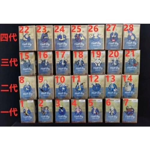 Fallout Bobblehead Cute Vault Boy Full Set Figure Toys