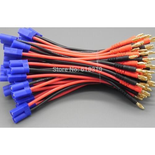 BULSUNSOLAR100 sets = a lot The high quality EC5 connector to 4.0 Golden banana plug with cable 14AWG 150MM