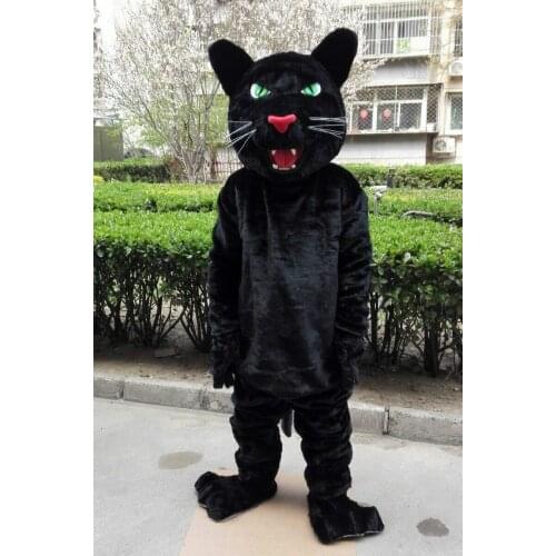 Halloween Black Panther Furry Costume Suit Cosplay Party Game Dress Outfit Halloween Fancy New