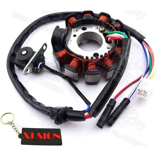 Magneto Ignition Stator Coil 11 Poles For GY6 125cc 150cc Moped Scooter ATV Quad Go Kart Motocross Motorcycle Motorbike