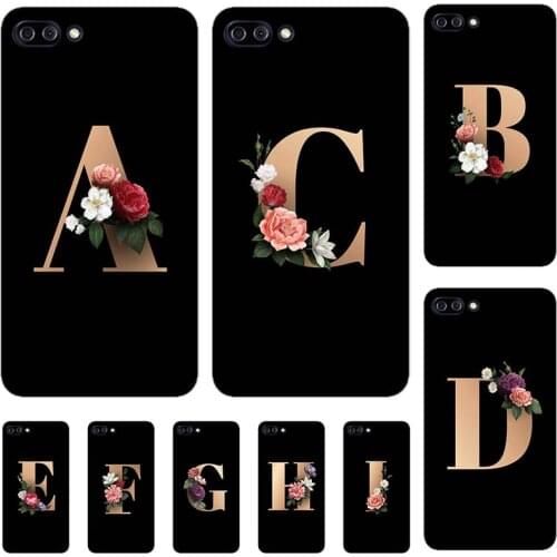 For ASUS ZenFone 4 Max ZC554KL 5.5" Case Cute Lovely Cartoon Pattern Flower Black Letters Soft Silicone Back Cover