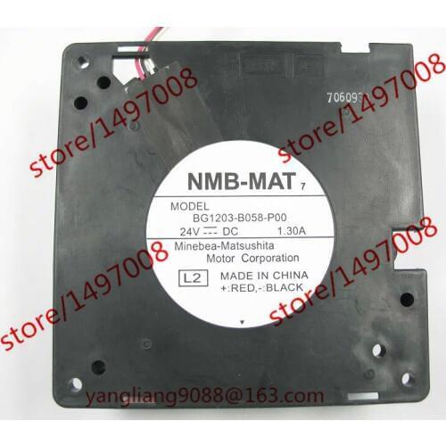 NMB-MAT BG1203-B058-P00 L2 DC 24V 1.30A 3-Wire 120X120X32mm Server Cooling Fan