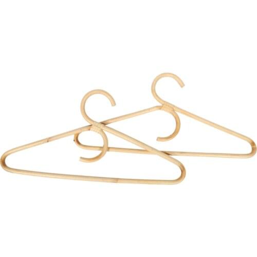 New Rattan Clothes Hanger Nordic Style Kids Garments Organizer Rack Coat Storage Rack Clothing Storage Decor for Adults