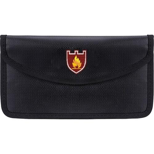 GPS RFID Fireproof Money Document File Bag Pouch Cash Bank Cards Passport Valuables Organizer Holder Safe Storage opportune