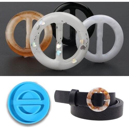 Napkin Buckle Silicone Mould DIY Crafts Casting Tool Belt Button Epoxy Resin Mold