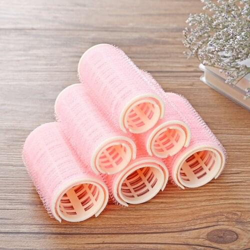 2Pcs/Pack Self-adhesive 2-layer Lazy Bangs Roller Women Hair Curler Hair Curling Roller Fluffy Air Bangs Roller Fluffy Clips