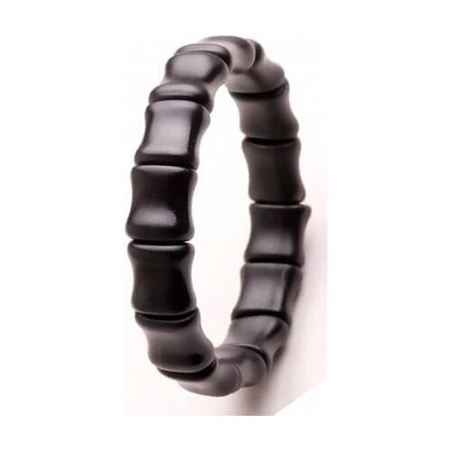 Sinbin Bianshi Black Bian Needle Stone SI bin Bracelet for Men Promotions bamboo Manual radiation protection anti-aging massage