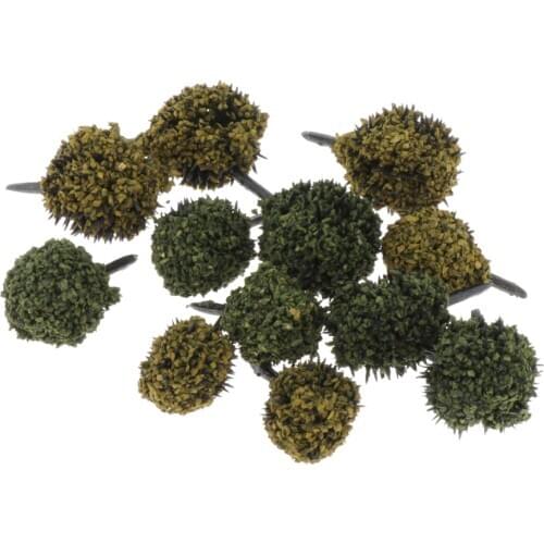 Static Trees Tufts 3-3.5cm – Model Railway Wargame Scenery Terrain Diorama
