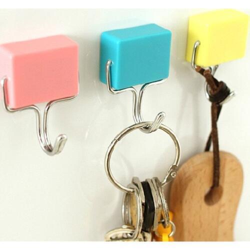 Ultra-Powerful Super Strong Magnetic Hanger Hook Microwave Oven Kitchen Refrigerator Magnet Hook Cute Hanger Hook 3.6x 5.5cm