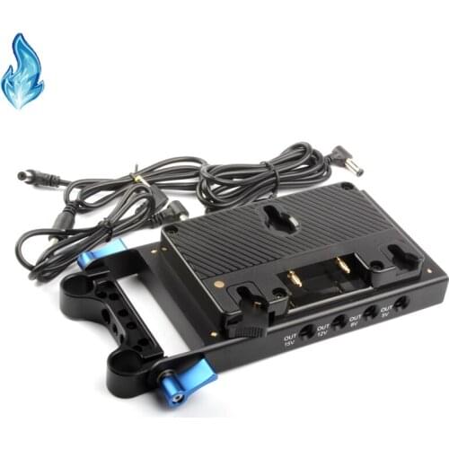 External power supply DR-E17 dummy battery + A-type multi-interface pipe clamp hanging plate for Canon EOS M3 M5 M6 camera