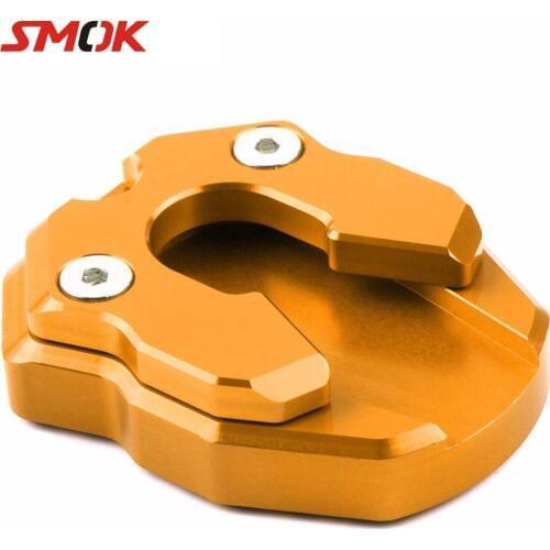 SMOK Motorcycle Kickstand Foot Side Stand Extension Enlarger Pad Support Plate For Yamaha Nmax155 2015-2016 XMAX 300 2017 2018