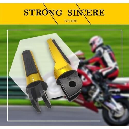 Motorcycle Rear Foot Pegs Pedals For B-KING GSXR1000 SV650 GSXR125 GSXS125 GSXS1000 GSXS750 GSXS1000F