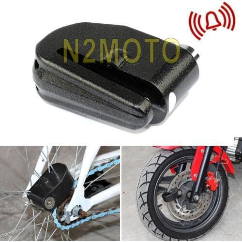 Motorcycle 6mm Anti Theft Security Motorbike Bike Disc Lock Loud Alarm Scooter Theft Protection