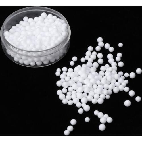 1 Box Fishing Bait Foam Buoyancy Pop Ups White 2-4mm Lure Round Beads Carp Bream