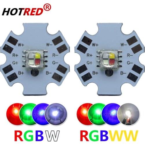 Cree XLamp XML XM-L RGBW RGBWW RGB+Cool/Warm White 12w 4 chip LED Emitter Bulb Mounted on 20mm Star PCB For Stage Light