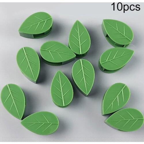 10pcs Green Dill Fixator Holder Green Radish Retainer Vine Support Plants Garden Finishing Clip Household Vine Seamless Buckle