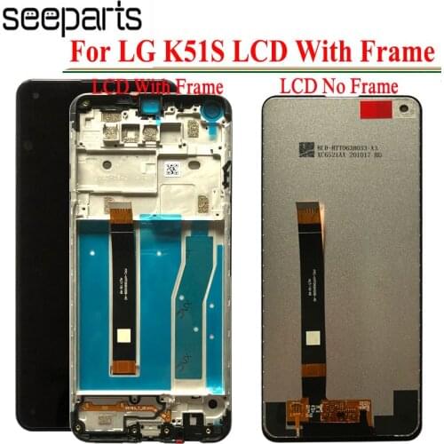 100% Tested 6.55" For LG K51S LCD Display Touch Screen Digitizer Assembly Replacement For LG K51s LCD LMK510EMW LM-K510EMW LCD