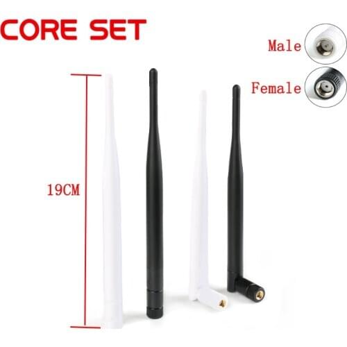 2.4GHz 6dBi Omni WIFI Antenna 2.4G Antenna Aerial RP-SMA Bluetooty Male Female Wireless Router Connector IEEE WLAN/WiMAX/MIMO