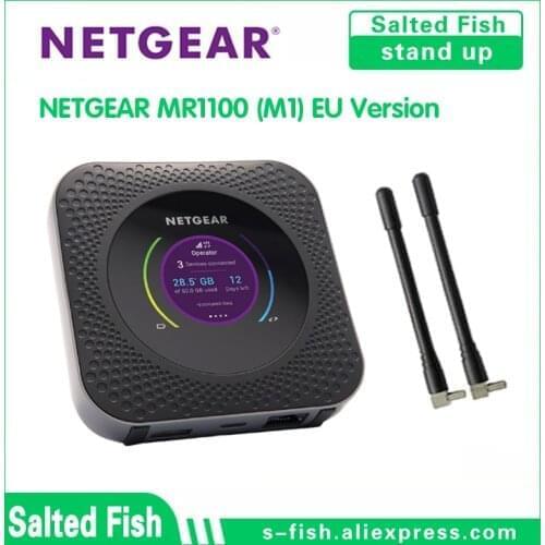 90%newEu version New Netgear Nighthawk M1 MR1100 CAT16 4GX Gigabit Mobile Router Europe Version 100EUS 1TFUKS UK EE 1RDMES