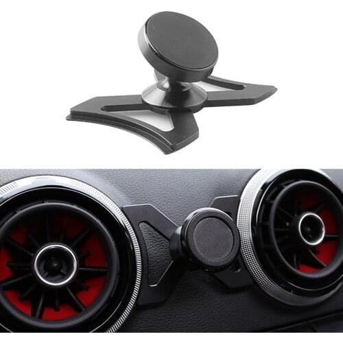 Aluminum Alloy For Audi A3 S3 Universal Car Phone Bracket Air Vent Mount Car Holder 360 Degree Rotatable Support Mobile Phone