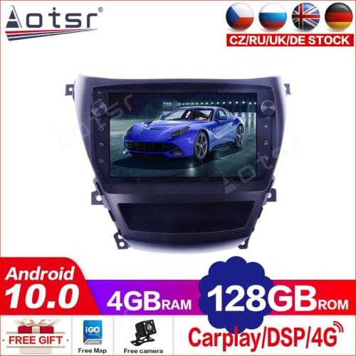 Android10.0 For Hyudnai Elantra 2010-2013 Android10.0 Wireless Carplay Car GPS Multimedia Player Headunit Audio Radio Navigtion