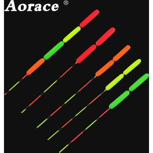 Aorace 10Pcs/pack Fishing Float Bobber Floating Foam Oval Indicator Fish Accessories Tackles
