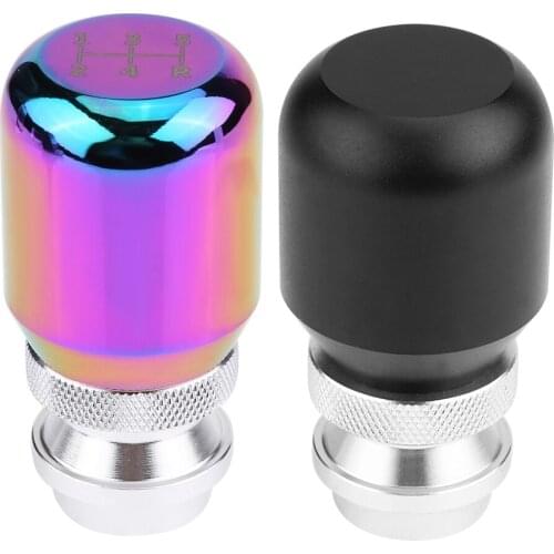 Car Universal Telescopic Adjustable Aluminum alloy Manual Gear Shift Knob Head Car Accessories
