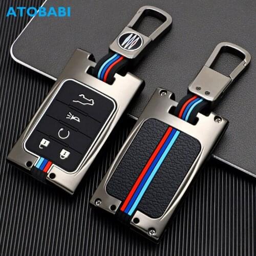 Zinc Alloy Car Key Case Smart Keyless Entry Remote Control Protect Cover For Cadillac ATS CTS DTS SRX STX XTS ELR STS 2010 2011