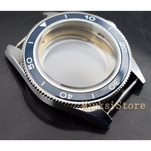 41mm Sapphire Crystal Case Fit Miyota 8205/8215,ETA 2836 DG2813/3804 Men Watch'Case