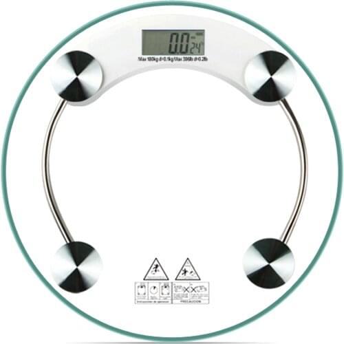 180KG Digital Weighing Scale Electronic Tempered Glass Body Weight Scales