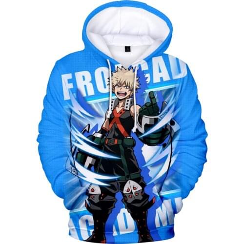 3-16 Years Kids Hoodie My Hero Academia Hoodie Men Women Anime Clothes My Hero Academia Boys Girls Fashion Sweatshirts