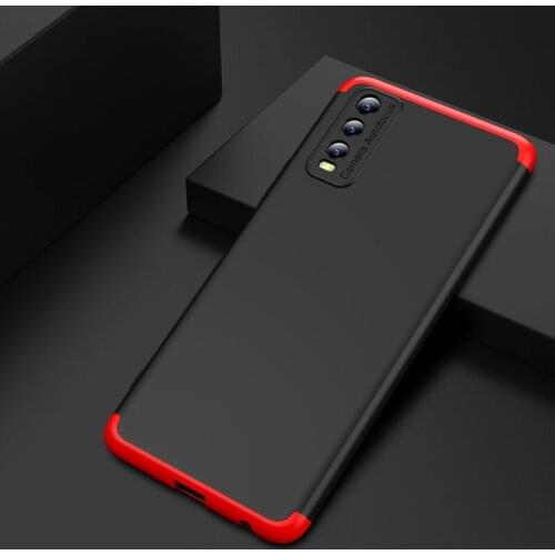 For Vivo Y20 Case V2029 3 IN 1 360 Full Protection Shockprrof Matte Cover For Vivo Y20 Y20i 6.51" V2027 V2032 Y20A Y20G
