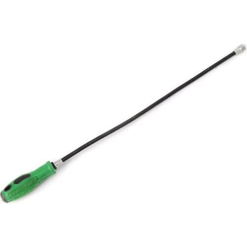 Flexible Magnetic Pick Up Tool To Pick Up Green Plastic Non-slip Handle Grabber