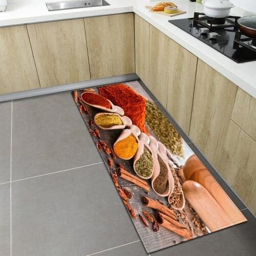 Entrance Doormat Kitchen Mat Childrens Floor Bedroom Anti-Slip Rug Printing Pattern Bathroom Balcony Hallway Decoration Carpets