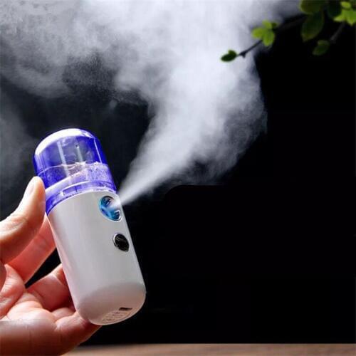 Mini Nano Facial Sprayer Face Steamer Humidifier USB Charging Portable Hydrating Moisturizing Anti-aging Skin Care Tools