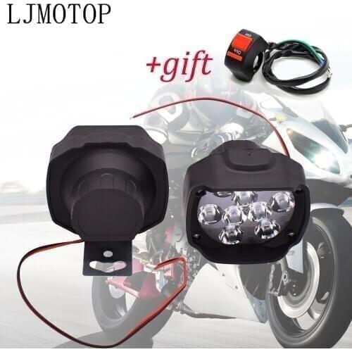 Motorcycle Headlight 6/9LED 10W Light Motorbike Fog Lamp Scooters Spotlight For Ducati HYPERMOTARD 821 939 SP MONSTER S2R 800