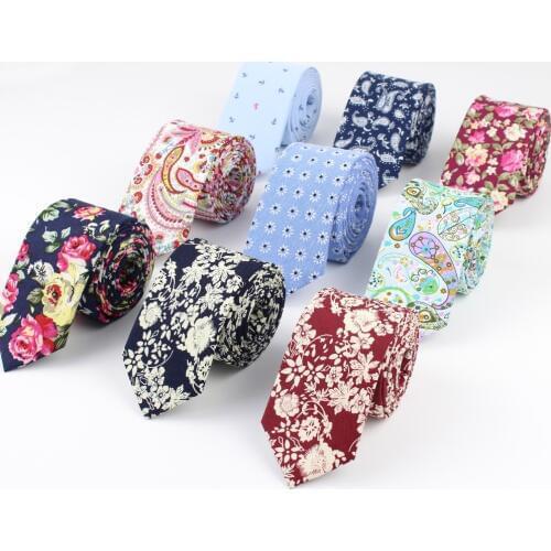 Mens Fashion Floral Necktie Casual Diamond Artificial Cotton Flower Roes Bow Tie Paisley Skinny Ties Men Small Designer Cravat