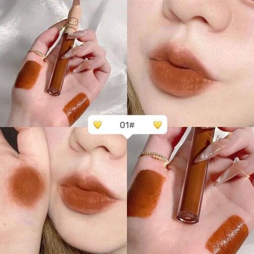 High Quality Velvety Matte Lipstick Set Long Lasting Nonstick Cup Not Fade Makeup Cosmetics For Girl Women