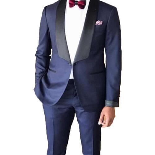 2020 New Mans Suits For Wedding Groom Wear Best Man Wear Tuxedos Mens Classic Business Suit Dinner Suit Two Piece(Jacket+Pants)