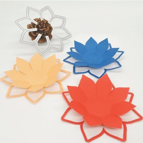 New Octagonal Flower metal cutting die scrapbook for photo album paper diy gift card decoration embossed Die Mould